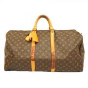 Louis Vuitton Vintage Pre-owned Tyg louis-vuitton-vskor Brown, Dam