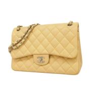 Chanel Vintage Pre-owned Laeder chanel-vskor Beige, Dam