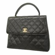 Chanel Vintage Pre-owned Laeder chanel-vskor Black, Dam