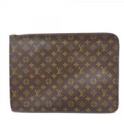 Louis Vuitton Vintage Pre-owned Tyg louis-vuitton-vskor Brown, Herr