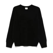 Le Kasha Svart Crew Neck Sweater Black, Dam