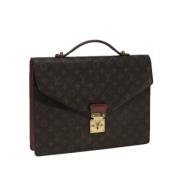 Louis Vuitton Vintage Pre-owned Canvas louis-vuitton-vskor Brown, Dam