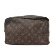 Louis Vuitton Vintage Pre-owned Tyg louis-vuitton-vskor Brown, Dam