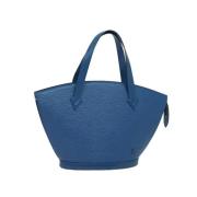 Louis Vuitton Vintage Pre-owned Tyg louis-vuitton-vskor Blue, Dam