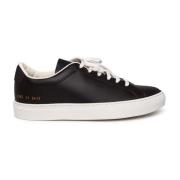 Common Projects Bruna Lädersneakers Rund Tå Black, Herr