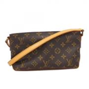 Louis Vuitton Vintage Pre-owned Tyg louis-vuitton-vskor Brown, Dam