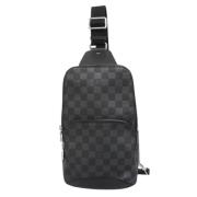 Louis Vuitton Vintage Pre-owned Canvas axelremsvskor Black, Herr