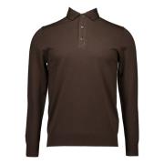 Profuomo Brun Pullover Tröja Brown, Herr