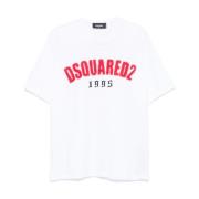 Dsquared2 Vita Casual Skjortor White, Herr