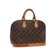 Louis Vuitton Vintage Pre-owned Canvas handvskor Brown, Dam