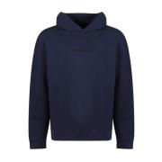 Maison Margiela Blå Sweatshirt med Unik Stil Blue, Herr