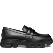 Geox Svarta Damer Loafers D46Uac 00043 Black, Dam