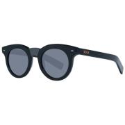 Ermenegildo Zegna Black Men Sunglasses Black, Herr