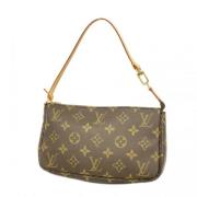 Louis Vuitton Vintage Pre-owned Tyg louis-vuitton-vskor Brown, Dam