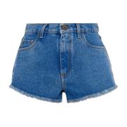 Etro Jeansshorts med vintageeffekt Blue, Dam