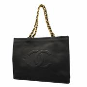 Chanel Vintage Pre-owned Laeder chanel-vskor Black, Dam