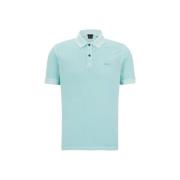 Hugo Boss Kortärmad Polo Prime Blue, Herr