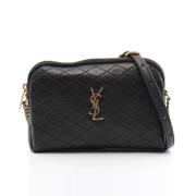 Yves Saint Laurent Vintage Pre-owned Laeder axelremsvskor Black, Dam