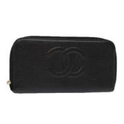 Chanel Vintage Pre-owned Laeder plnbcker Black, Dam