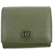 Gucci Vintage Pre-owned Laeder plnbcker Green, Herr