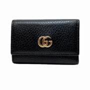 Gucci Vintage Pre-owned Laeder nyckelhllare Black, Dam