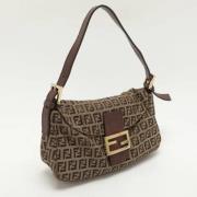 Fendi Vintage Pre-owned Canvas fendi-vskor Beige, Dam