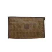 Fendi Vintage Pre-owned Canvas fendi-vskor Beige, Dam