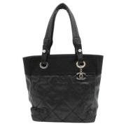 Chanel Vintage Pre-owned Laeder chanel-vskor Black, Dam