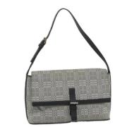 Burberry Vintage Pre-owned Canvas axelremsvskor Gray, Dam