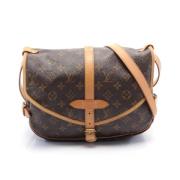 Louis Vuitton Vintage Pre-owned Canvas crossbodyvskor Brown, Dam