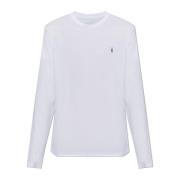 AllSaints Långärmad T-shirt Brace White, Herr