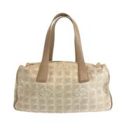 Chanel Vintage Pre-owned Canvas resvskor Beige, Dam