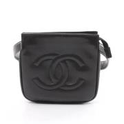 Chanel Vintage Pre-owned Laeder chanel-vskor Black, Dam