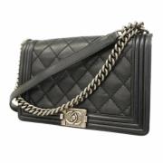 Chanel Vintage Pre-owned Laeder chanel-vskor Black, Dam