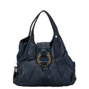 Bvlgari Vintage Pre-owned Laeder totevskor Blue, Dam