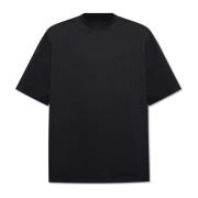 The Attico T-shirt med logotyp Black, Dam