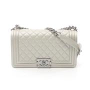 Chanel Vintage Pre-owned Tyg chanel-vskor Gray, Dam