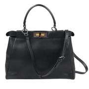 Fendi Vintage Pre-owned Laeder handvskor Black, Dam