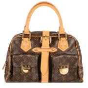 Louis Vuitton Vintage Pre-owned Canvas handvskor Brown, Dam