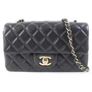 Chanel Vintage Pre-owned Laeder chanel-vskor Black, Dam