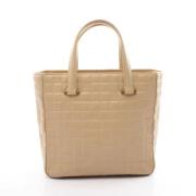 Chanel Vintage Pre-owned Laeder chanel-vskor Beige, Dam