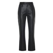 Anine Bing Svart Bruno Pant Byxor Black, Dam