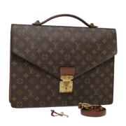 Louis Vuitton Vintage Pre-owned Canvas portfljer Brown, Dam