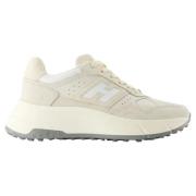 Hogan Laeder sneakers Beige, Dam