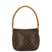 Louis Vuitton Vintage Pre-owned Canvas axelremsvskor Brown, Dam