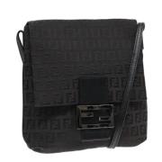 Fendi Vintage Pre-owned Canvas fendi-vskor Black, Dam