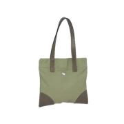 Prada Vintage Pre-owned Canvas totevskor Green, Dam