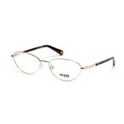 Guess Gyllene Metallramar med UV-filter Yellow, Unisex