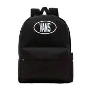 Vans Klassisk Svart och Vit Ryggsäck Black, Unisex