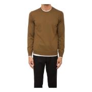 Paolo Pecora Brun Crewneck Tröja Brown, Herr